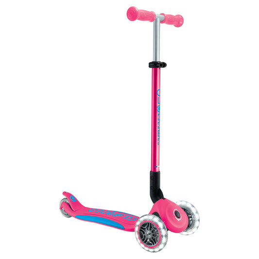 Globber Primo Foldable Plus Lights Kids Scooter