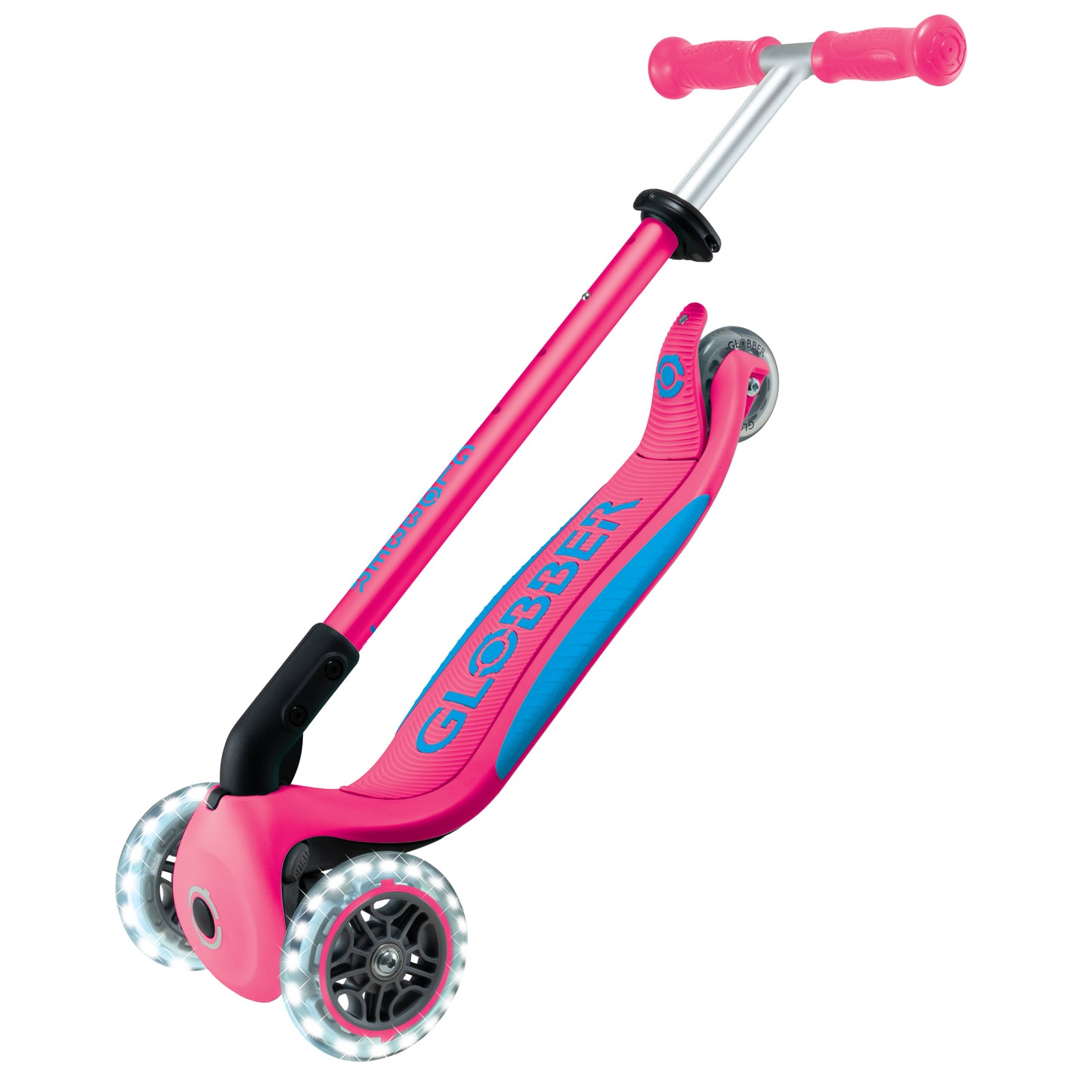 Globber Primo Foldable Plus Lights Kids Scooter