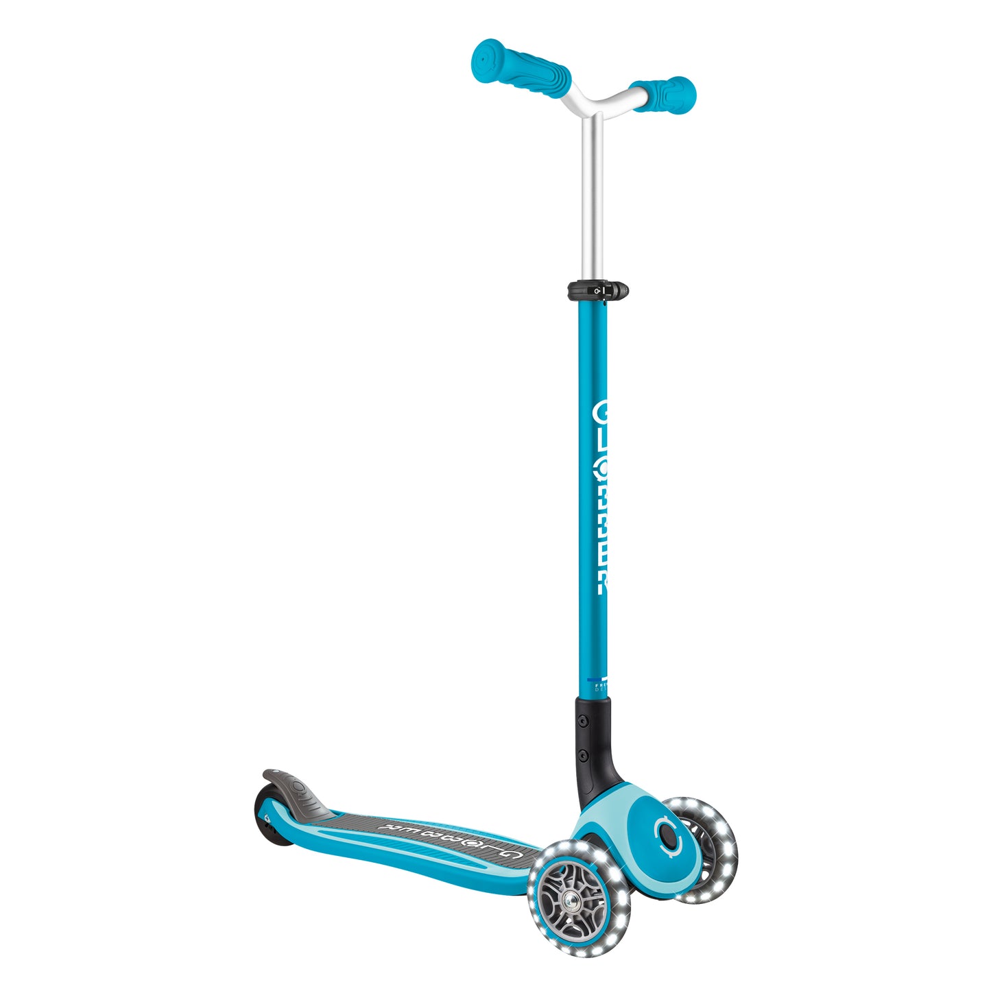 Globber Master Lights Foldable Kids Scooter