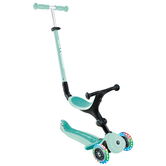 Globber GO UP Active Lights Kids Scooter With Seat