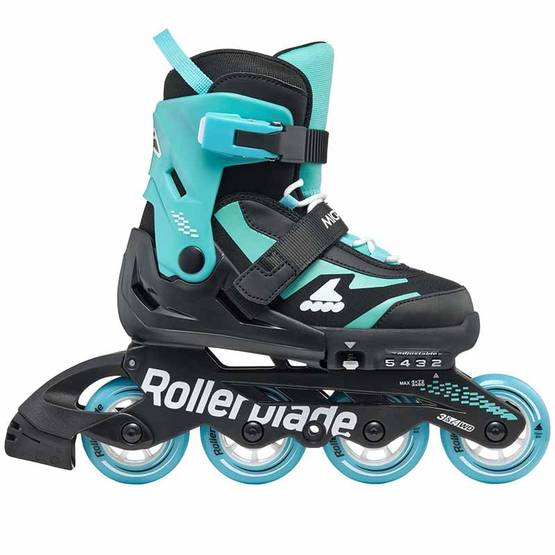 Rollerblade Microblade Black Blue Kids Skates