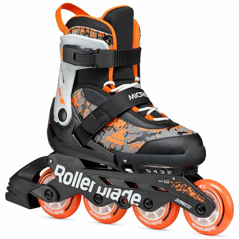 Rollerblade Microblade SL Black Orange Kids Skates