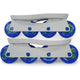 Them 909 80S White Chassis Kit with JSR Wheels