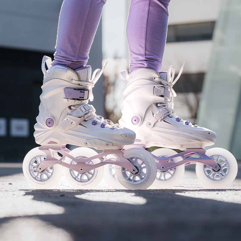 Flying Eagle X7T Reaver Tri Purple Skates - Inlinex