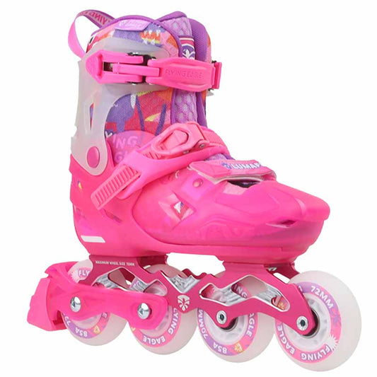Flying Eagle L8 Lumafly Pink Kids Skates
