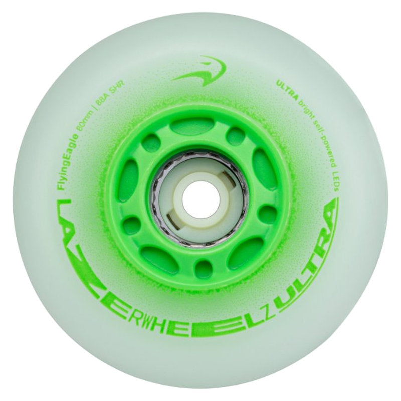 Ruedas Flying Eagle Lazer Wheelz Ultra LED de 80 mm