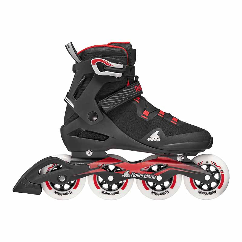 Rollerblade Macroblade 90 Black Red Skates - Inlinex