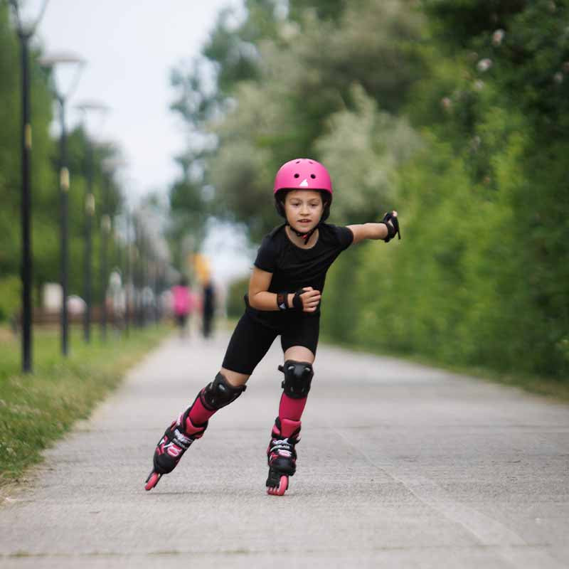 Rollerblade Microblade Black Pink Kids Skates