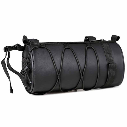 Black Handle Bar Barrel Bag