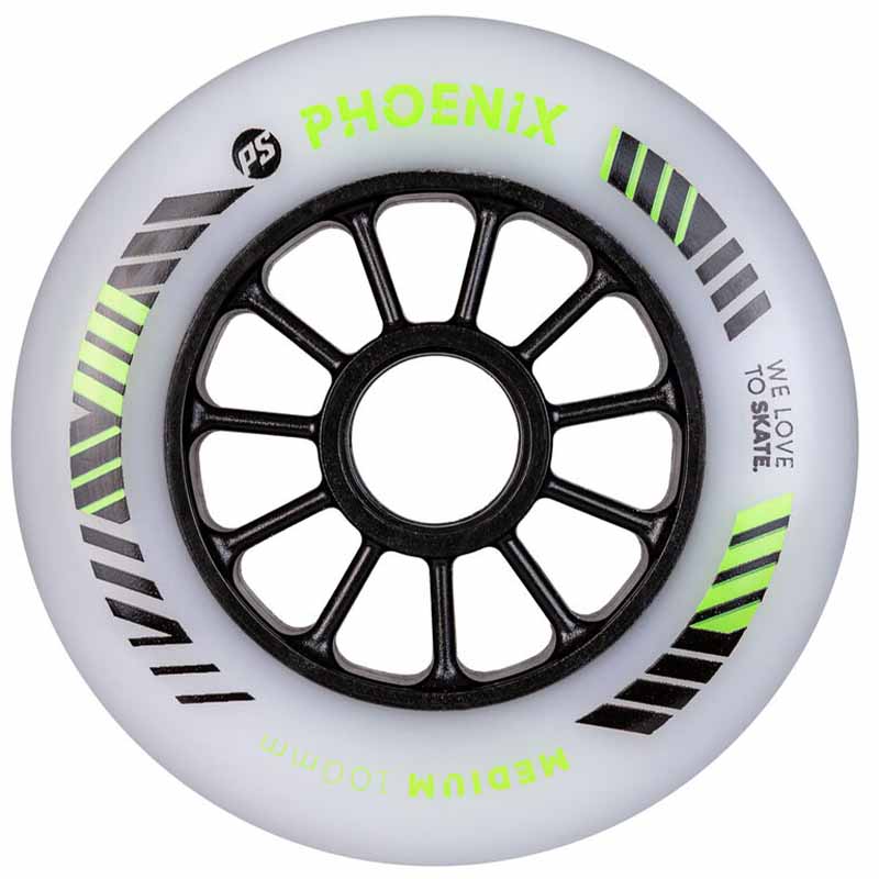 Powerslide Phoenix 100mm DD Medium Wheels - Inlinex
