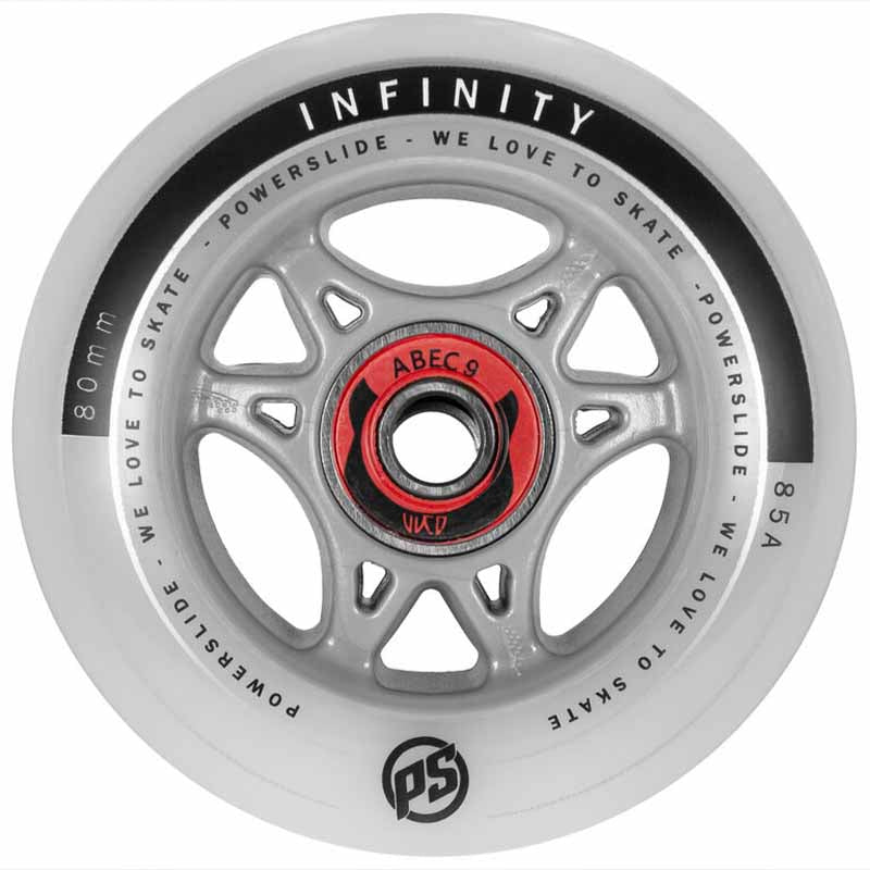 Powerslide Swell Triple Black 80 Trinity Skates - Inlinex