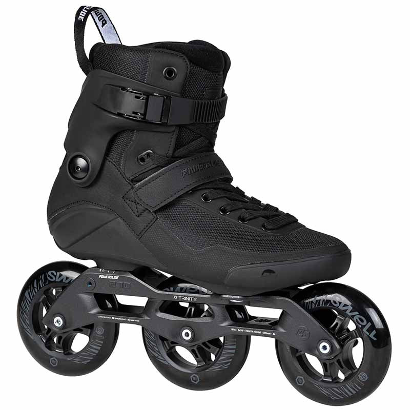 🔥Powerslide Swell Triple Black 110 Trinity Skates - Inlinex