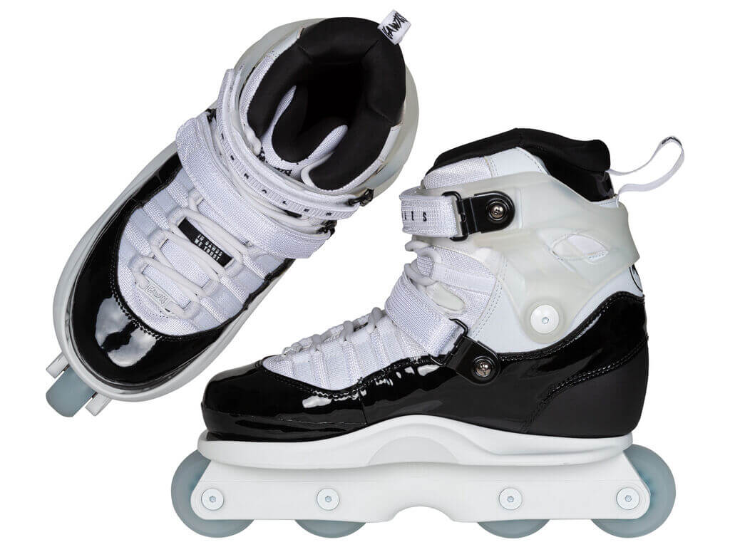 Gawds FM 5 White Aggressive Skates - Inlinex