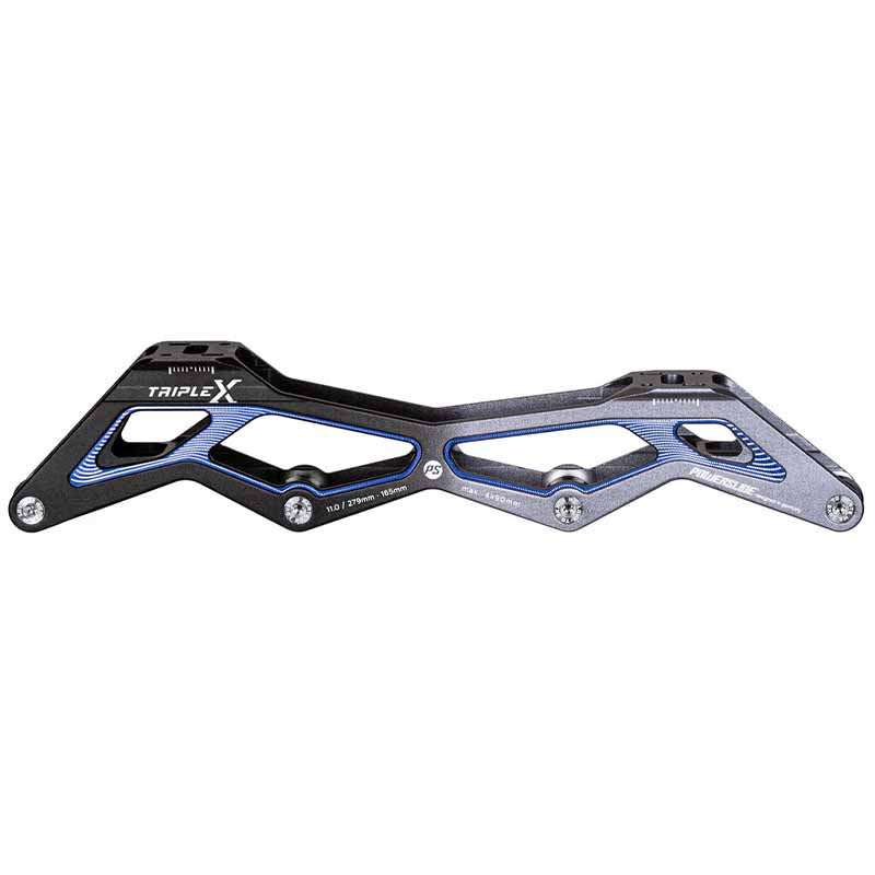 Powerslide Triple X5 11.0/4x90 Black Blue, 165 Frame