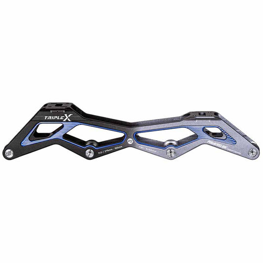 Powerslide Triple X5 11.0/4x90 Black Blue, 165 Frame - Inlinex