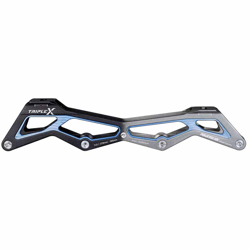 Powerslide Triple X5 11.0/4x90 Black Blue, 195 Frame