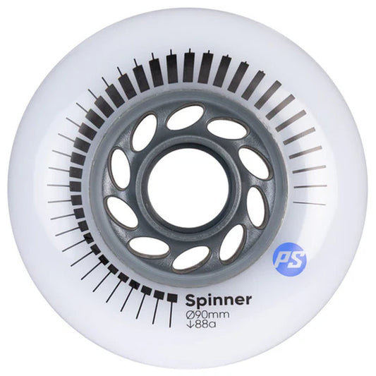 Powerslide Spinner 90/88A White, 4 pack