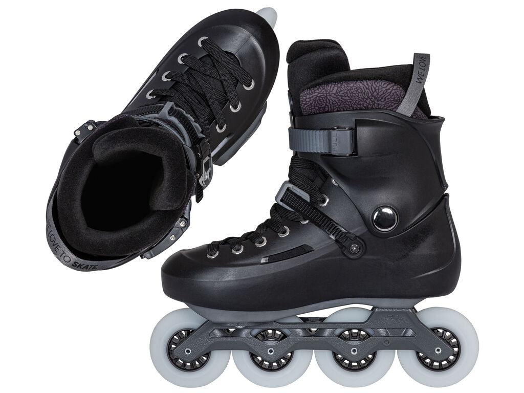 Powerslide Zoom Pro 80 Black Skates - Inlinex