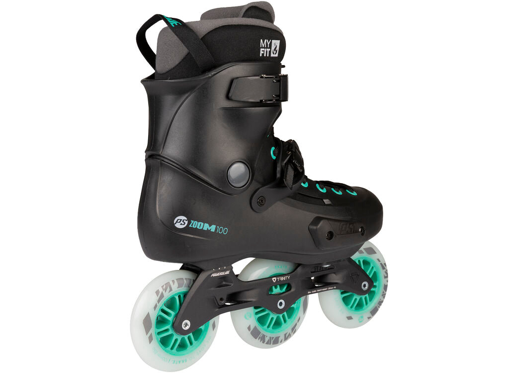 Powerslide Zoom Pro 100 Black Mint Skates