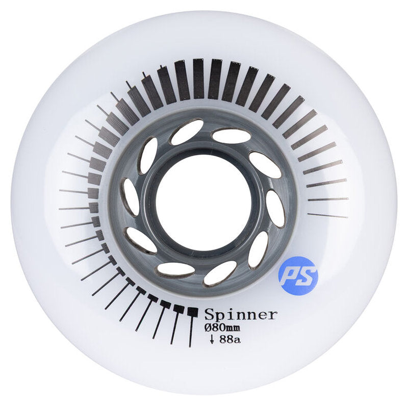 Powerslide Spinner 80/88A White Wheels