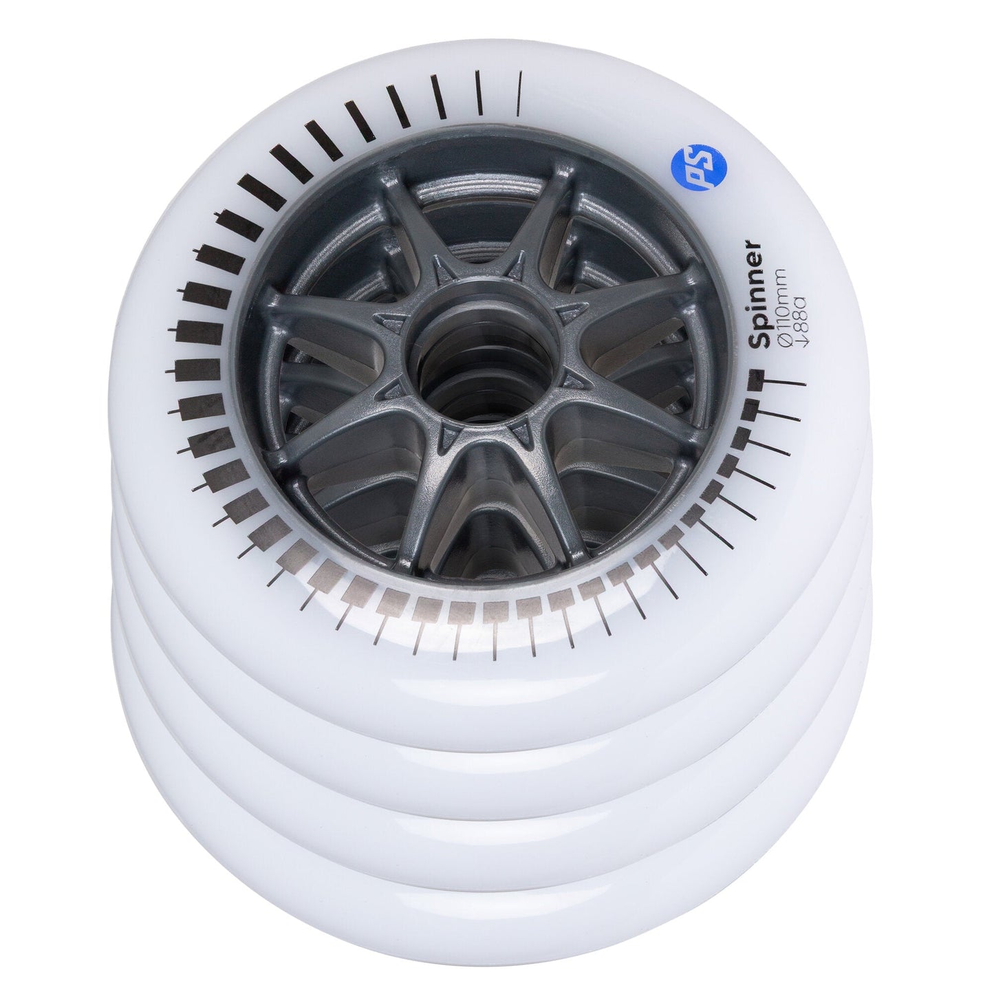Powerslide Spinner 110mm 88A White (3-Pack)