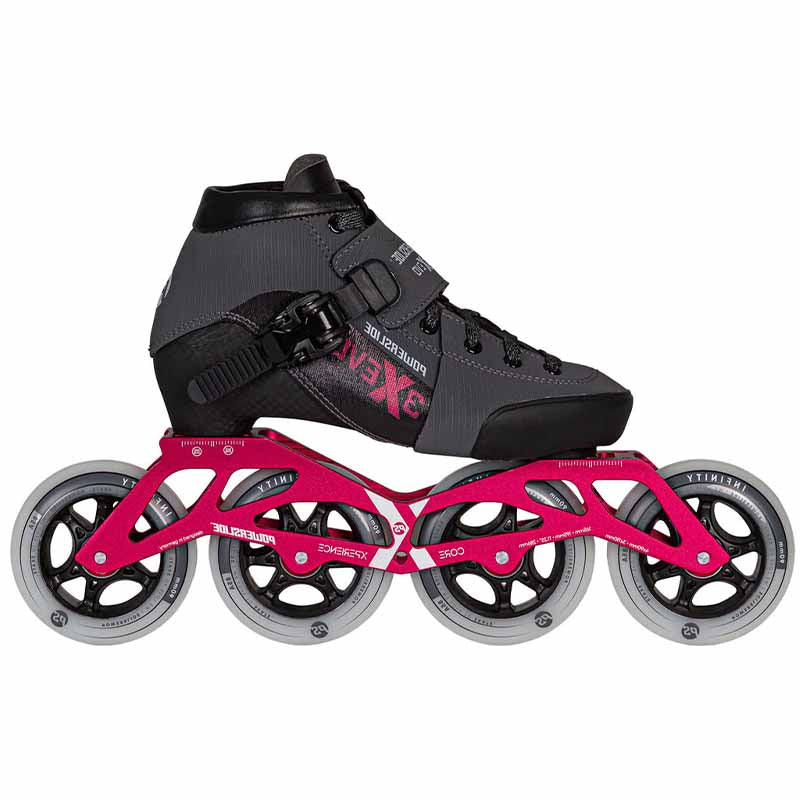 Powerslide Triple X Evo Hot Pink adj. Racing Kids Skates