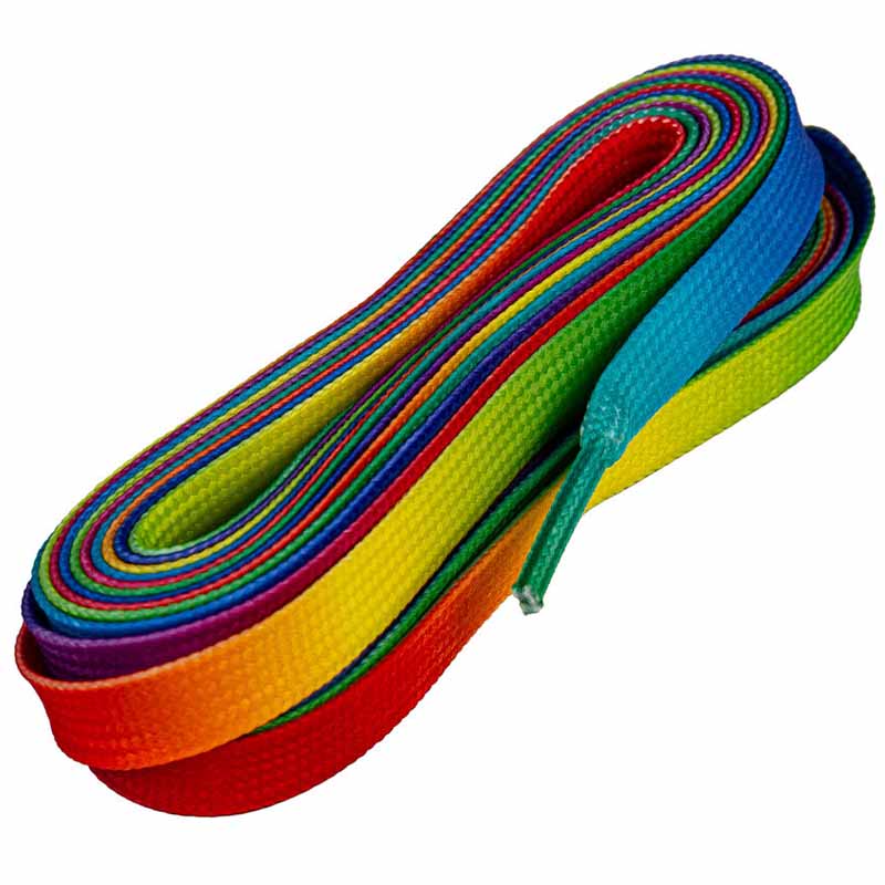 Powerslide MyFit Waxed Laces Pro Multicolor Neon