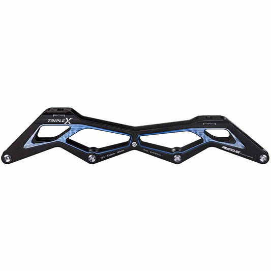 Powerslide Triple X 13.2/4x110 Black/Blue 195 Frame - Inlinex