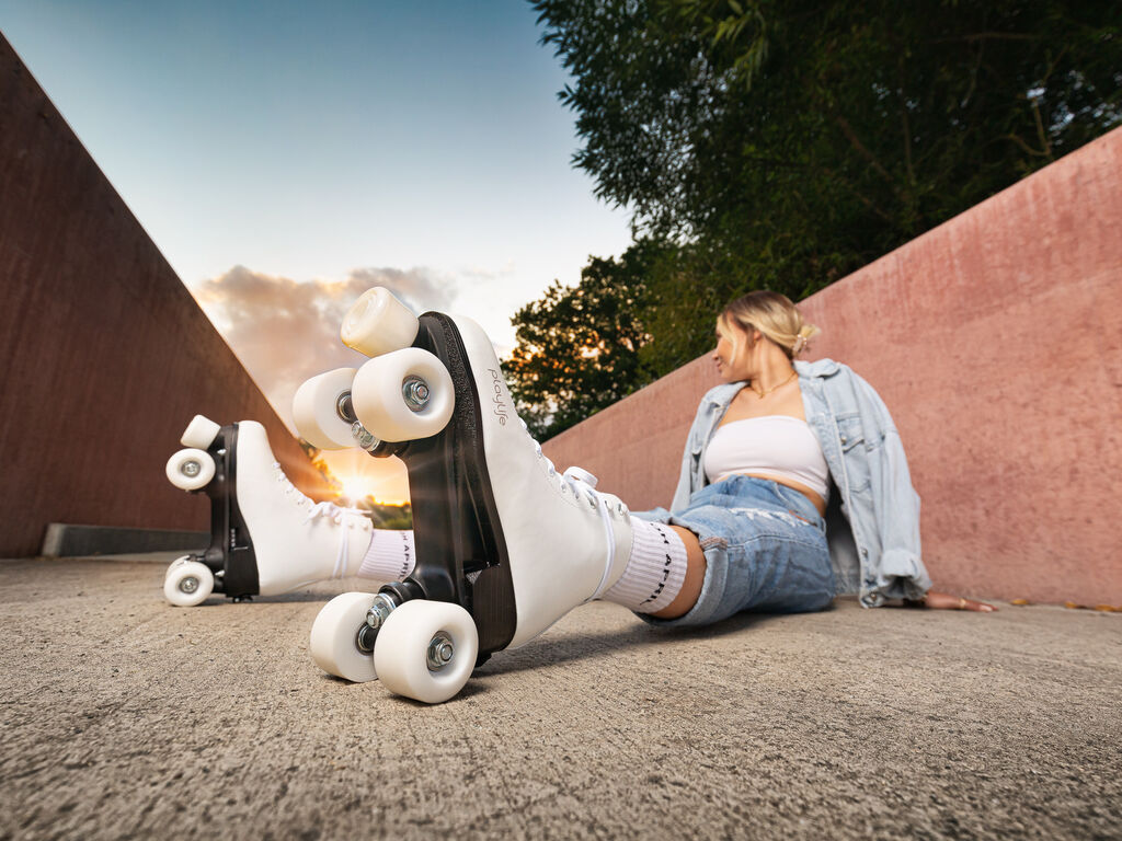 Playlife Classic White adj. Roller Skate - Inlinex