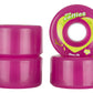 Chaya Big Softie Clear Pink 65mm Quad Wheels