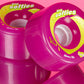 Chaya Big Softie Clear Pink 65mm Quad Wheels