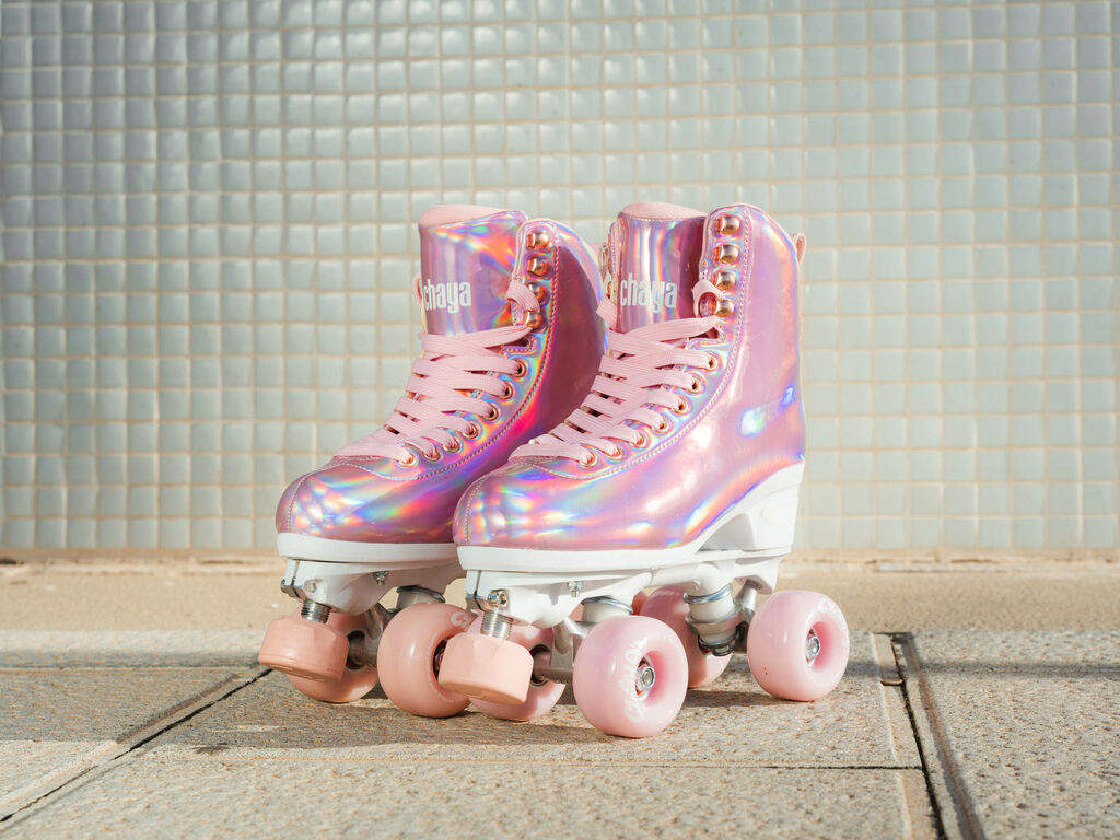 Chaya Melrose Elite Space Holographic Roller Skates