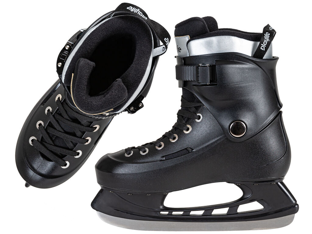 PlayLife Freezer Black Ice Skates - Inlinex