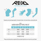 REKD Junior Heavy Duty Triple Pad Set size guide