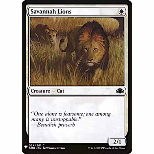 Savannah Lions (Mystery Booster/The List)