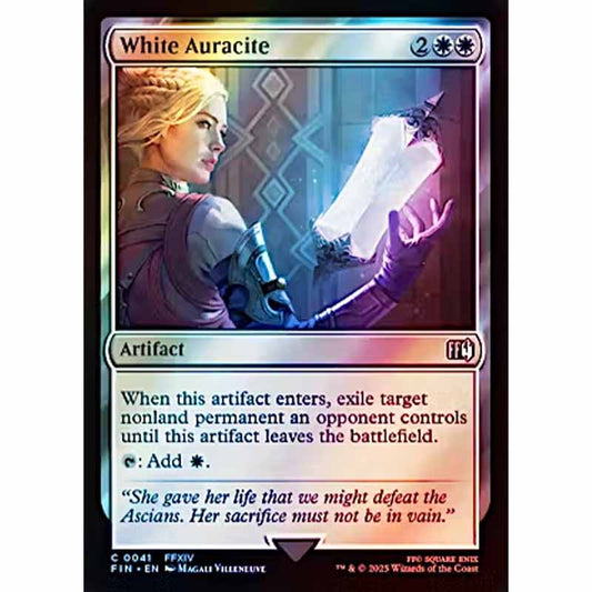 White Auracite (Final Fantasy Foil)