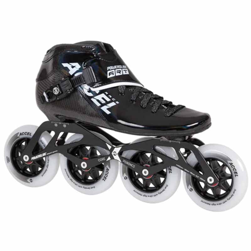 ️Powerslide Accel Black 100 Racing Skates | Inlinex