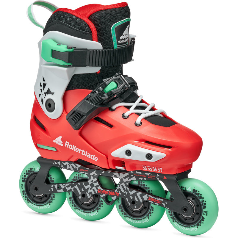 Rollerblade Apex Red Mint Kids Skates - Inlinex