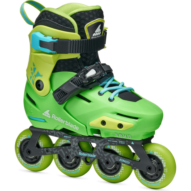Rollerblade Apex Green Lime Kids Skates - Inlinex