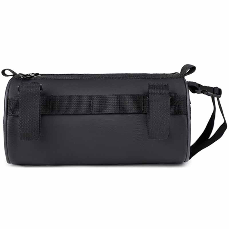 Black Handle Bar Barrel Bag