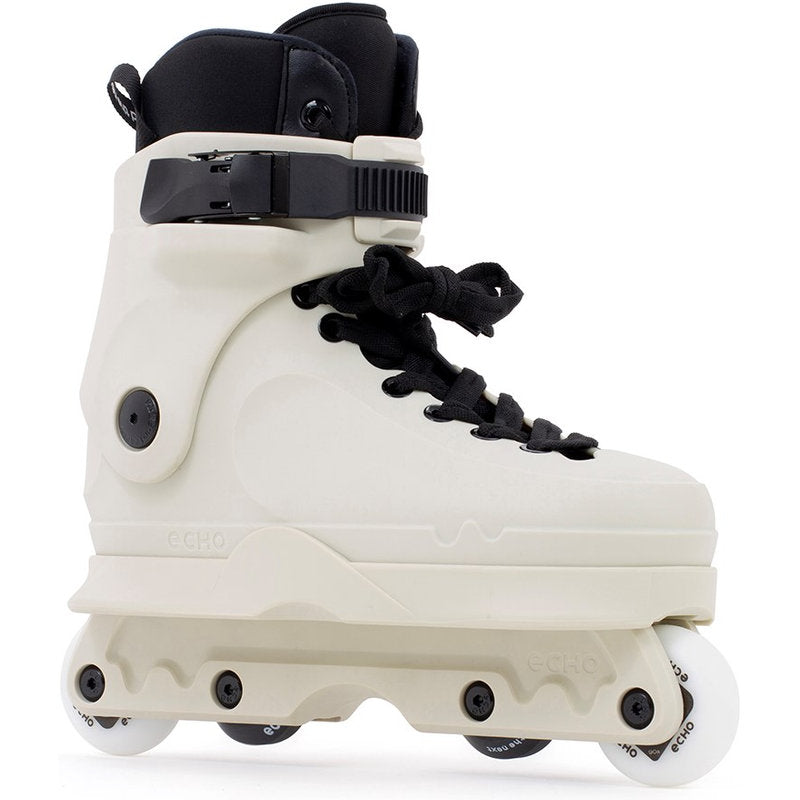 Echo Verve Aggressive Skates Cream outside view