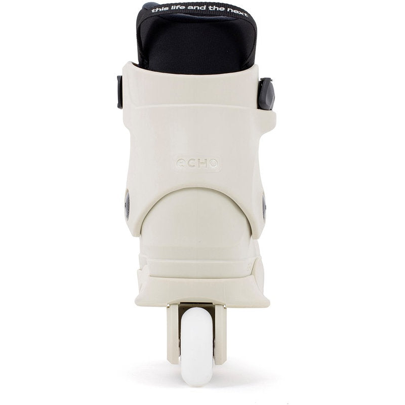 Echo Verve Aggressive Skates Cream rear view