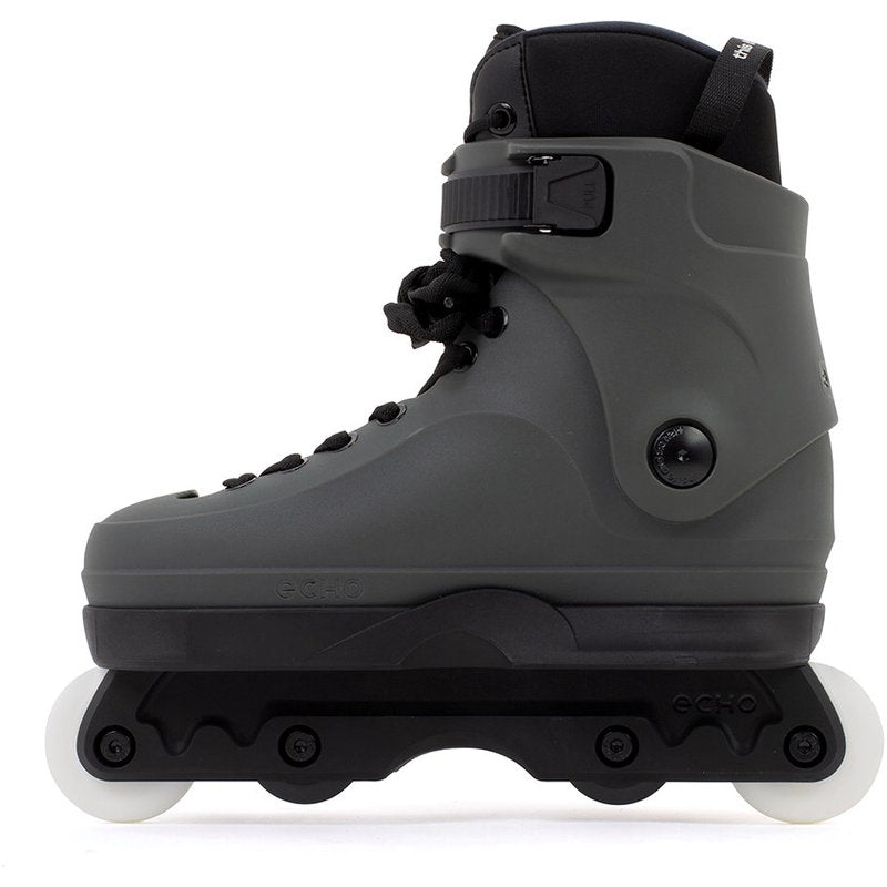 Echo Verve Aggressive Skates Graphite inside view