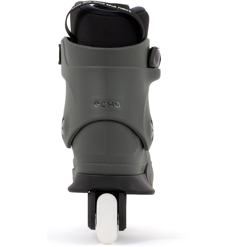 Echo Verve Aggressive Skates Graphite rear view