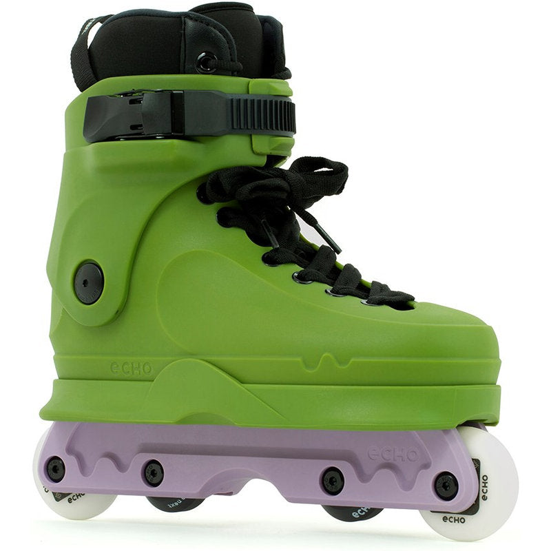 Echo Verve Aggressive Skates Green outside view