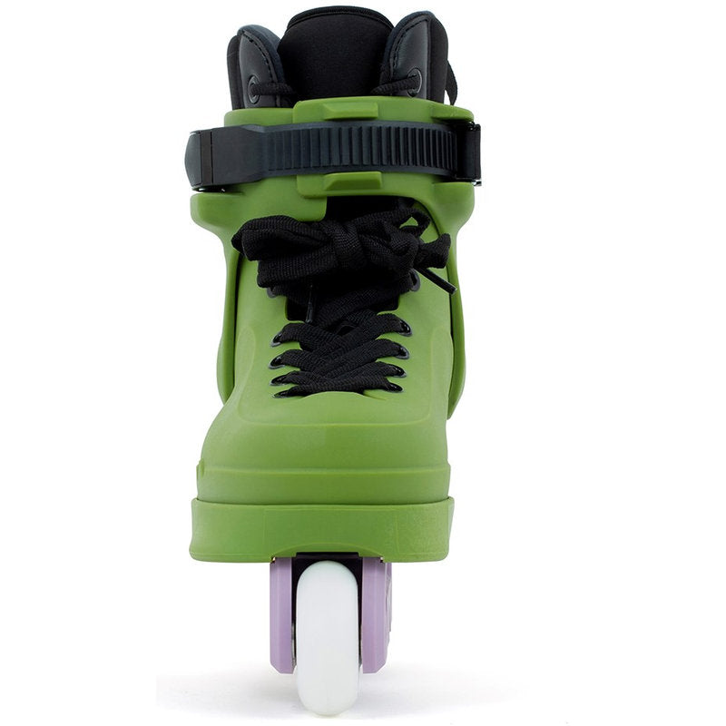 Echo Verve Aggressive Skates Green front view