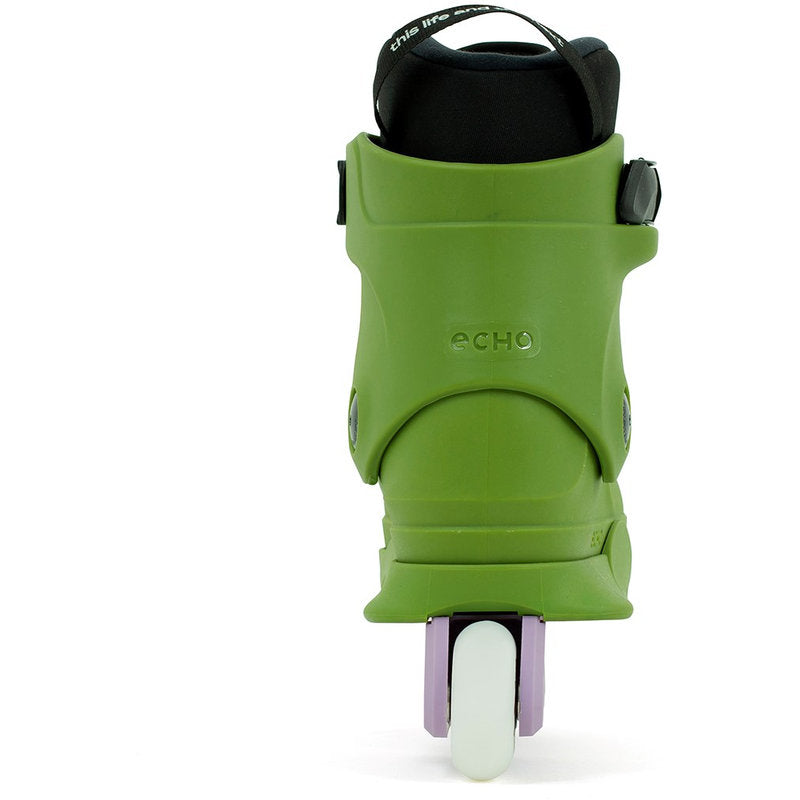 Echo Verve Aggressive Skates Green rear view