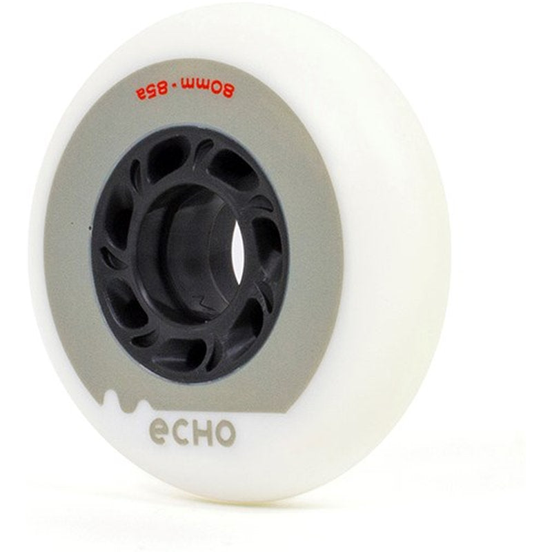 Echo Drift Wheels 80mm drift wheels 80mm white cream angled