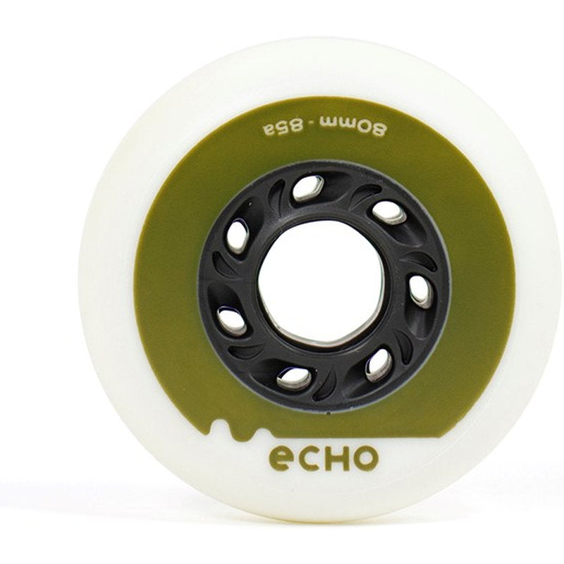 Echo Drift Wheels 80mm drift wheels 80mm white green single