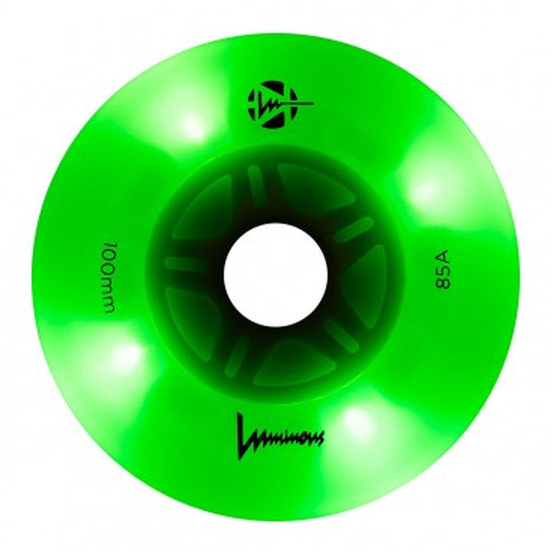 Ruedas luminosas LED de 100 mm